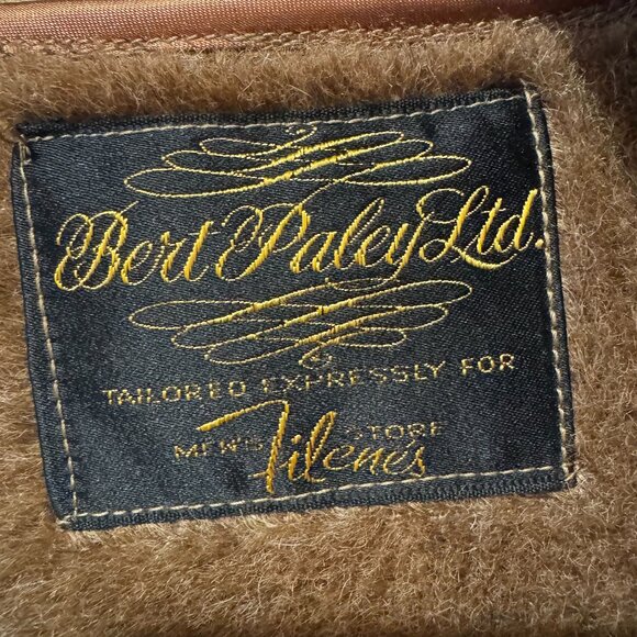 Vintage Bert Paley Tan Suede Men's Jacket - Size 38 - Picture 2 of 12